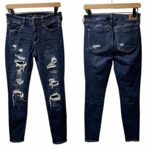American Eagle Skinny Jeans Distressed Women's Size 4 Short